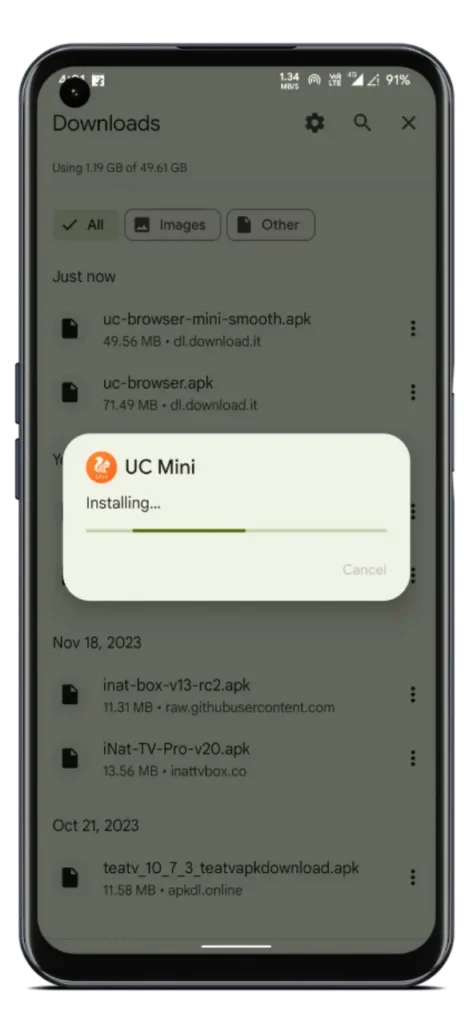 ucweb mini apk